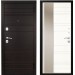 Дверь металлическая Дипломат Роял Вуд черный/Роял Вуд белый 860*2050 правая купить недорого в Невеле