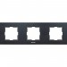 Рамка 3-х постовая  универсальная черная WKTF08032DG-BY Panasonic	 купить недорого в Невеле