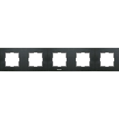 Рамка 5-ти постовая универсальная темно-серая WKTF08052DG-BY Panasonic