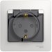 Купить Розетка с заземляющим контактом Schneider Electric Glossa GSL000148 (IP44, белая) в Невеле в Интернет-магазине Remont Doma
