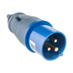 Вилка электрическая кабельная 16А 2P+PE 220В IP44 ССИ-013 IEK PSR01-016-3 23046