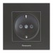 Купить Розетка с заземлением темно-серый (узел) WKTT02022DG-BY Panasonic в Невеле в Интернет-магазине Remont Doma