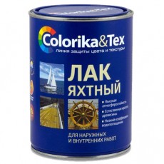 Лак для яхт полуматовый "Colorika&Tex" 0,8 л