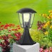 Садово-парковый светильник НТУ 07-40-003 Валенсия 1 черный 6 гранный напольный IP44 Е27 max40Вт купить недорого в Невеле