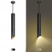 Купить Светильник подвесной (подвес) PL 17 BK MR16/GU10, черный, потолочный, цилиндр в Невеле в Интернет-магазине Remont Doma