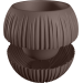 Купить Кашпо "Сфера" 1,7л. Цвет Темно-коричневый в Невеле в Интернет-магазине Remont Doma