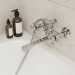 Купить Смеситель для ванны Milardo Duplex DUPSB02M02 (излив 17,3см) в Невеле в Интернет-магазине Remont Doma