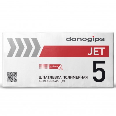 Шпаклевка полимерная белая "Danogips" DANO JET5, 25 кг 