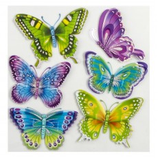 Стикер CBA 3119 Бабочки разноцветные