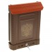 Купить Ящик почтовый ПРЕМИУМ с металлическим замком (коричневый, с орлом) в Невеле в Интернет-магазине Remont Doma